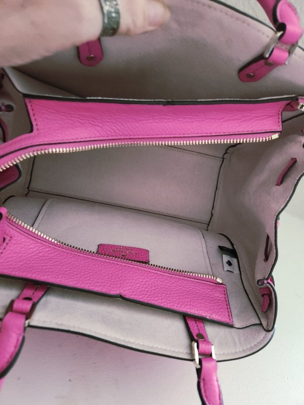Like New Kate Spade NY Tegan Bright Peony Shoulder Bag Purse - Picture 13 of 16